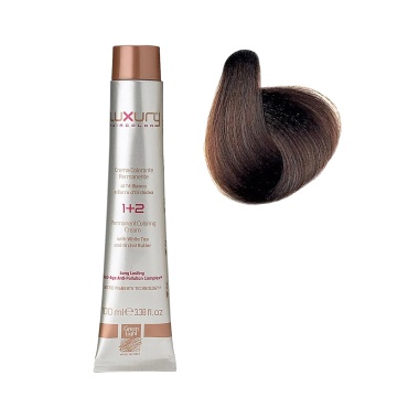 Luxury Hair Pro Краска для волос Hair Color, 6.33 интенсивный золотой темный блондин Intense Golden Dark Blond, 100 мл купить