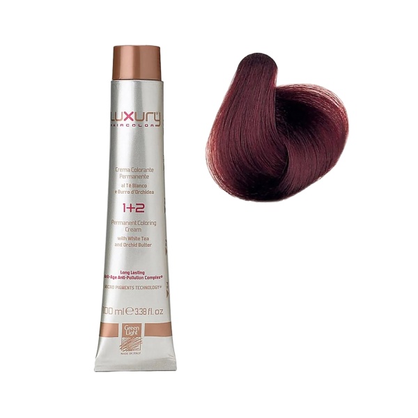 Luxury Hair Pro Краска для волос Hair Color, 6.5 темный блондин махагон Dark Mahogany Blond, 100 мл купить