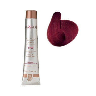 Luxury Hair Pro Краска для волос Hair Color, 6.6 темный красный блондин Dark Red Blond, 100 мл купить
