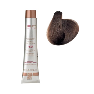 Luxury Hair Pro Краска для волос Hair Color, 6.8 темный шоколадный орех Dark Gianduia, 100 мл купить