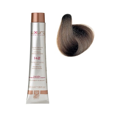 Luxury Hair Pro Краска для волос Hair Color, 7.01 пепельный блондин Ash Blond, 100 мл купить