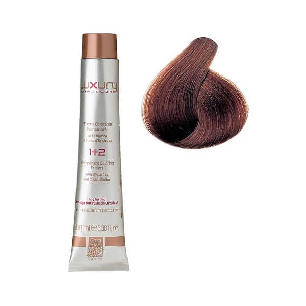 Luxury Hair Pro Краска для волос Hair Color, 7.23 кариока блондин Beige Blond, 100 мл купить