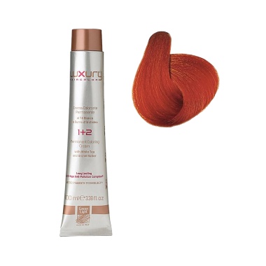 Luxury Hair Pro Краска для волос Hair Color, 7.444 эксклюзивный медный блондин Exclusive Copper Blond, 100 мл купить