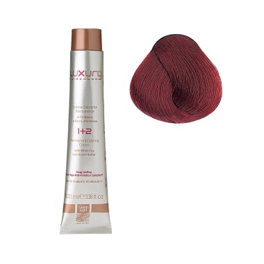 Luxury Hair Pro Краска для волос Hair Color, 7.6 красный блондин Red Blond, 100 мл купить