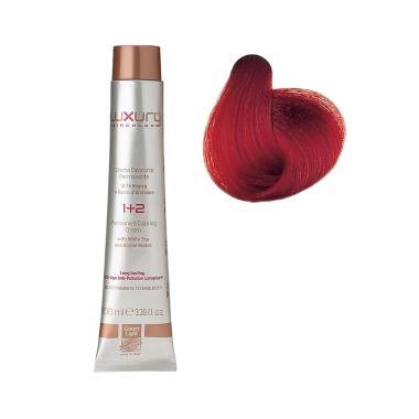 Luxury Hair Pro Краска для волос Hair Color, 7.666 эксклюзивный красный блондин Exclusive Red Blond, 100 мл купить
