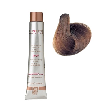 Luxury Hair Pro Краска для волос Hair Color, 7.8 светлый шоколадный орех Light Gianduia, 100 мл купить
