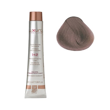 Luxury Hair Pro Краска для волос Hair Color, 8.21 светлый пепельный блондин ирис Light Irisè Ash Blond/Light Irisé Ash Blond, 100 мл купить