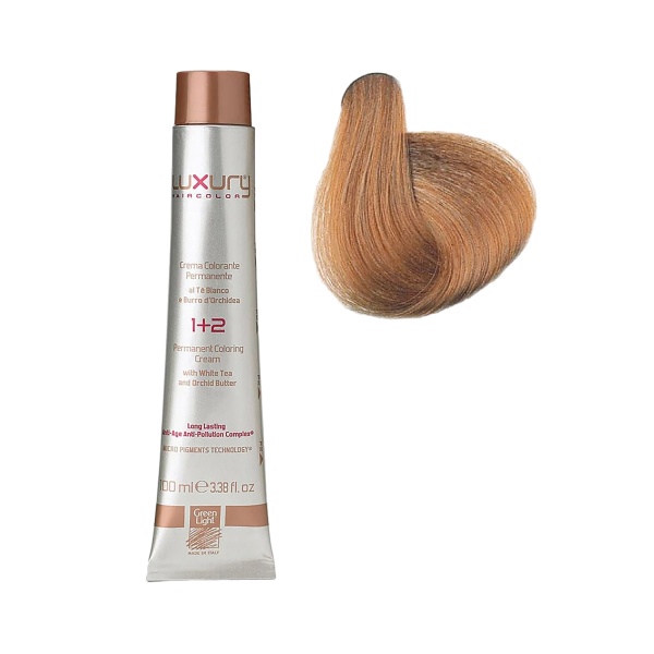 Luxury Hair Pro Краска для волос Hair Color, 8.33 интенсивный светлый золотистый блондин Intense Golden Light Blond, 100 мл купить