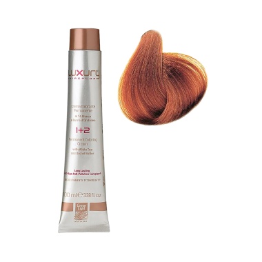 Luxury Hair Pro Краска для волос Hair Color, 8.34 светлый золотистый медный блондин Light Golden Copper Blond, 100 мл купить