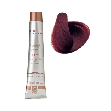 Luxury Hair Pro Краска для волос Hair Color, 8.52 светлый блондин махагон ирис Light Mahogany Irisè Blond, 100 мл купить