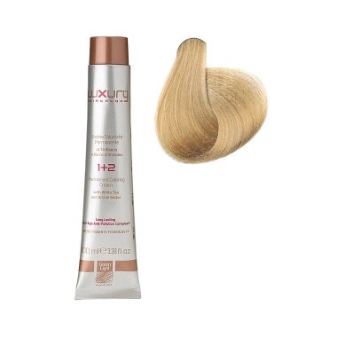 Luxury Hair Pro Краска для волос Hair Color, 9 интенсивный очень светлый блондин Intense Very Light Blond, 100 мл купить