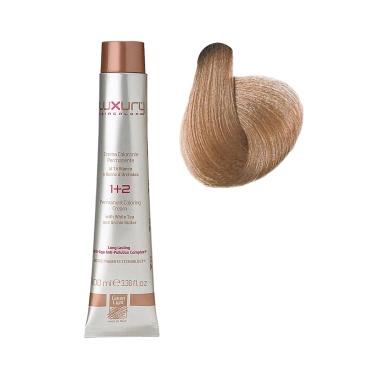 Luxury Hair Pro Краска для волос Hair Color, 9.003 теплый очень светлый блондин Warm Very Light Blond, 100 мл купить