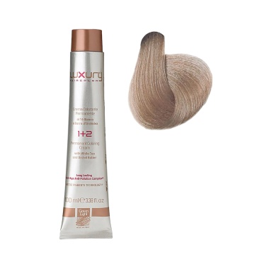 Luxury Hair Pro Краска для волос Hair Color, 9.01 пепельный очень светлый блондин Ash Very Light Blond, 100 мл купить