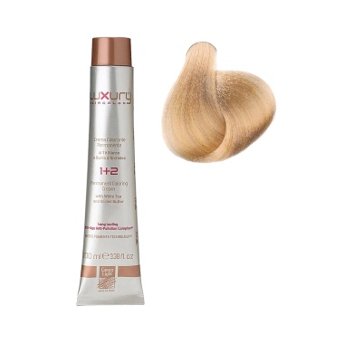 Luxury Hair Pro Краска для волос Hair Color, 9.03 очень светлый блондин Pure Very Light Blond, 100 мл купить