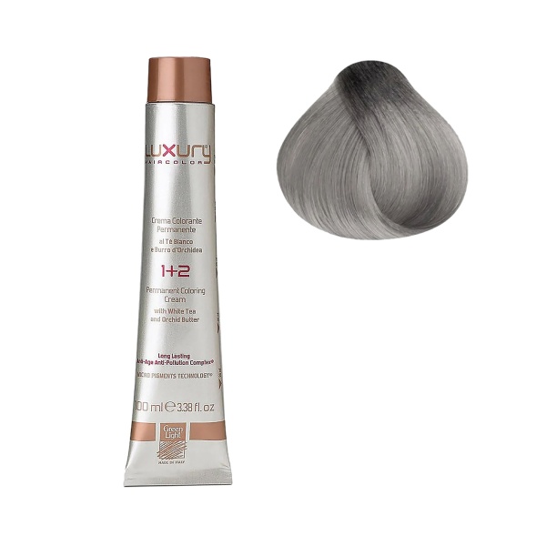 Luxury Hair Pro Краска для волос Hair Color, 9.111 очень светлый металлический блондин Very Light Metallic Blonde, 100 мл купить