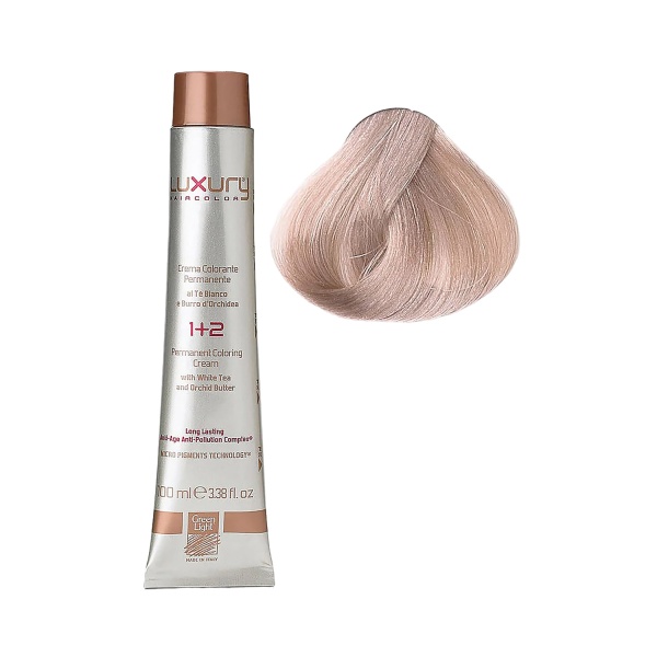 Luxury Hair Pro Краска для волос Hair Color, 9.2 очень светлый блондин ирис Very Light Irisè Blond/Very Light Irisé Blond, 100 мл купить