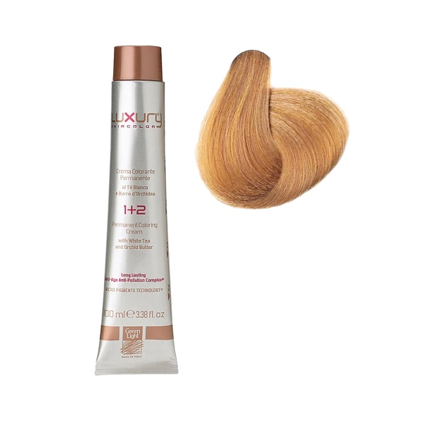 Luxury Hair Pro Краска для волос Hair Color, 9.3 очень светлый золотистый блондин Very Light Golden Blond, 100 мл купить