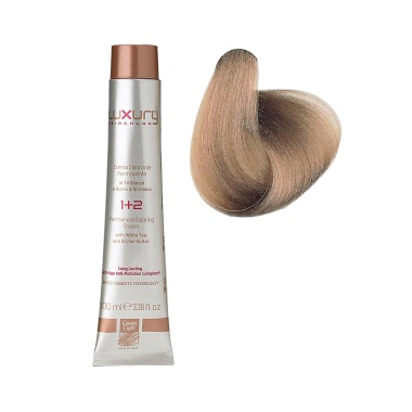 Luxury Hair Pro Краска для волос Hair Color, 9.32 очень светлый бежевый блондин Very Light Beige Blond, 100 мл купить