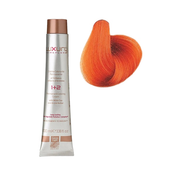 Luxury Hair Pro Краска для волос Hair Color, оранжевый Orange, 100 мл купить