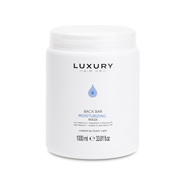 Luxury Hair Pro Маска увлажняющая, питательная, антиоксидантная с витаминами С, Е и PP Back Bar Moisturizing Mask, 1000 мл купить