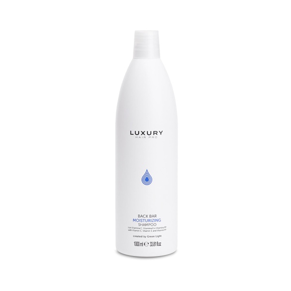 Luxury Hair Pro Шампунь увлажняющий, питательный и антиоксидантный c витаминами С, Е и РР Back Bar Moisturizing Shampoo, 1000 мл купить