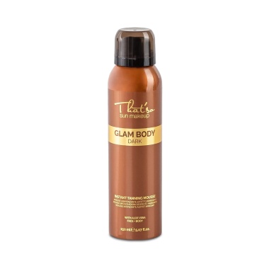 That’so Мусс-автозагар мгновенный Glam Body Mousse Dark, бронзово-золотистый, 150 мл купить