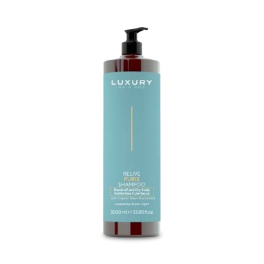 Luxury Hair Pro Шампунь против перхоти для сухой кожи головы Relive Purix Shampoo, 1000 мл купить