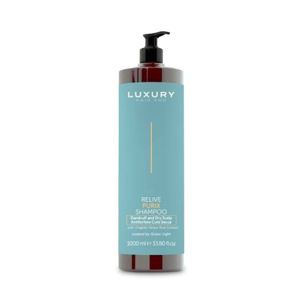 Luxury Hair Pro Шампунь против перхоти для сухой кожи головы Relive Purix Shampoo, 1000 мл купить