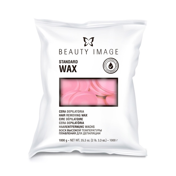 Beauty Image Горячий воск в дисках Standart Wax Стандарт, розовый №10, 1000 гр купить