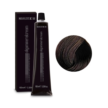Selective Professional Стойкая перманентная крем-краска для волос Oligomineral Cream, 5.00 светлый каштановый, 100 мл купить