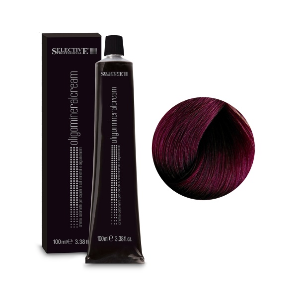 Selective Professional Стойкая перманентная крем-краска для волос Oligomineral Cream, 6.66 тёмный блондин интенсивно-красный, 100 мл купить