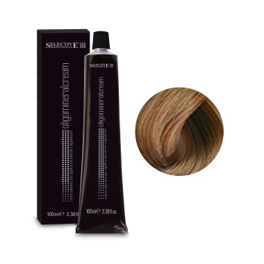 Selective Professional Стойкая перманентная крем-краска для волос Oligomineral Cream, 8.03 светлый блондин золотистый, 100 мл купить