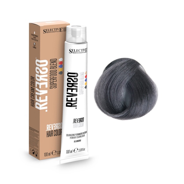 Selective Professional Крем-краска без аммиака Reverso Hair Color, 0.11 пепельный, 100 мл купить