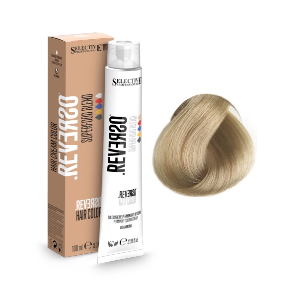 Selective Professional Крем-краска без аммиака Reverso Hair Color, 10.2 экстра светлый блондин бежевый, 100 мл купить