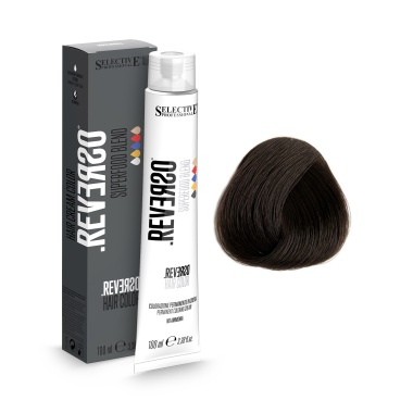 Selective Professional Крем-краска без аммиака Reverso Hair Color, 2.0 брюнет, 100 мл купить
