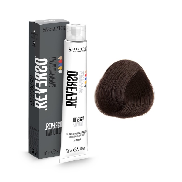 Selective Professional Крем-краска без аммиака Reverso Hair Color, 3.0 темно-каштановый, 100 мл купить