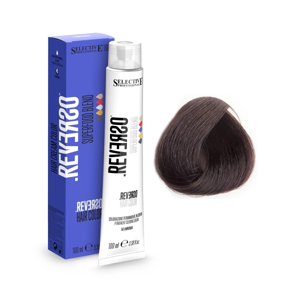 Selective Professional Крем-краска без аммиака Reverso Hair Color, 5.06 светло-каштановый семена чиа, 100 мл купить