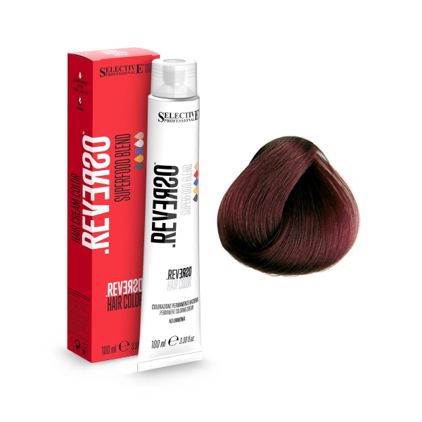 Selective Professional Крем-краска без аммиака Reverso Hair Color, 5.66 светло-каштановый красный интенсивный, 100 мл купить