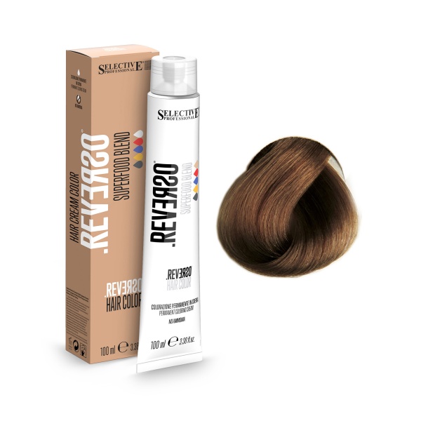 Selective Professional Крем-краска без аммиака Reverso Hair Color, 6.23 темный блондин бежево-золотистый, 100 мл купить