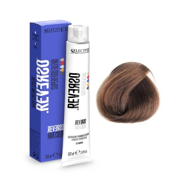 Selective Professional Крем-краска без аммиака Reverso Hair Color, 7.05 блондин фундук, 100 мл купить