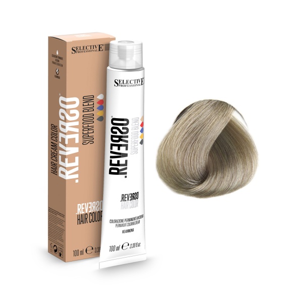 Selective Professional Крем-краска без аммиака Reverso Hair Color, 9.2 очень светлый блондин бежевый, 100 мл купить