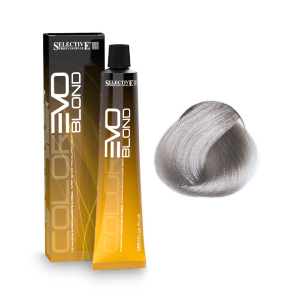 Selective Professional Перманентная окислительная крем-краска для волос ColorEvo, 9.17 Очень светлый блондин Лёд, 100 мл купить