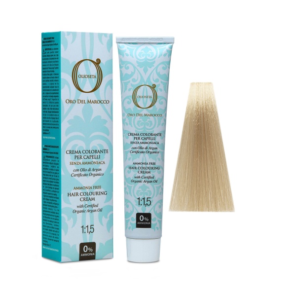 Barex Безаммиачная перманентная крем-краска Oro del Marocco Hair Colouring Cream, 9.0, 100 мл купить