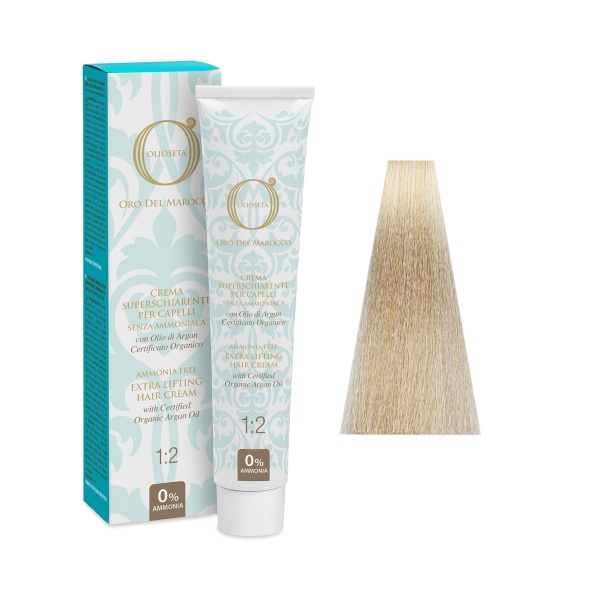 Barex Безаммиачная перманентная крем-краска Oro del Marocco Extra Lifting Hair Cream, 11.0, 100 мл купить