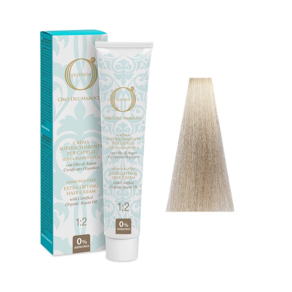 Barex Безаммиачная перманентная крем-краска Oro del Marocco Extra Lifting Hair Cream, 11.01, 100 мл купить