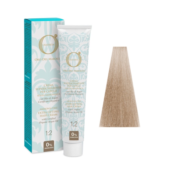 Barex Безаммиачная перманентная крем-краска Oro del Marocco Extra Lifting Hair Cream, 11.03, 100 мл купить