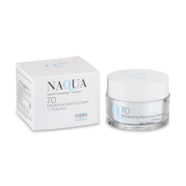 Naqua Крем для восстановления микрофлоры кожи с пробиотиками Hydro-Light 70%, 50 мл купить