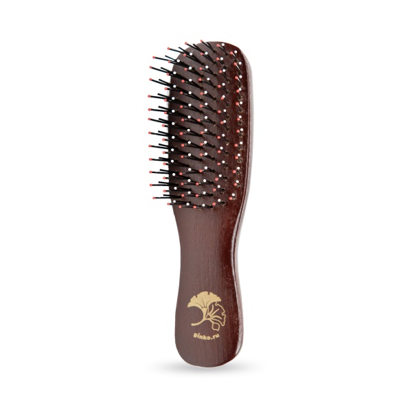 I ♥ my hair Парикмахерская щетка Барбарусса 1904 деревянная, вишневая, XS купить