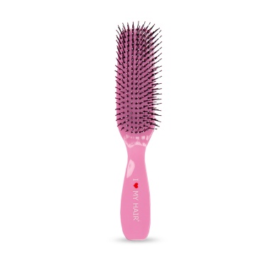 I ♥ my hair Парикмахерская щетка для расчесывания детских волос Spider 1501, розовая глянцевая, M купить