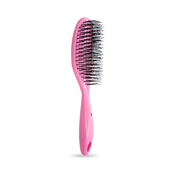 I ♥ my hair Парикмахерская щетка для расчесывания детских волос Spider 1502, розовая, глянцевая, L купить